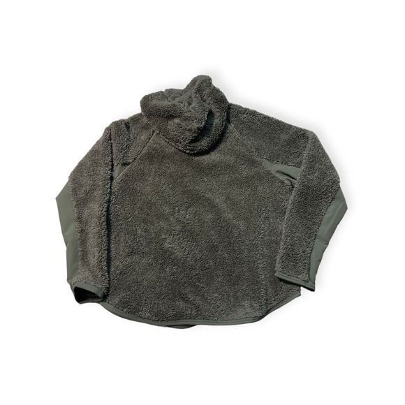 Nike Women’s Sherpa Therma Fleece Training Hoodie in Olive Canvas - Picture 5 of 6